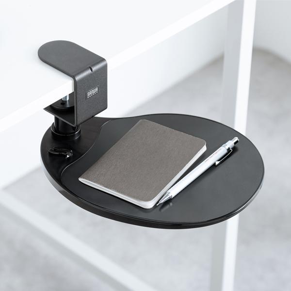 サンワサプライ SANWA 回転式 マウステーブル ブラック 収納可 簡単取り付け ブラック MPD-TB1BK | SANWA SUPPLY | 14