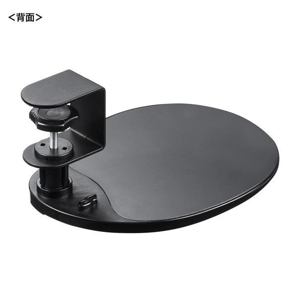 サンワサプライ SANWA 回転式 マウステーブル ブラック 収納可 簡単取り付け ブラック MPD-TB1BK | SANWA SUPPLY | 02