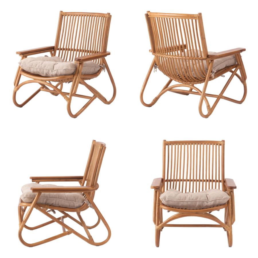 東谷 直送品 パーソナルチェア 座面高42cm ブラウン NRS-509 : プラス