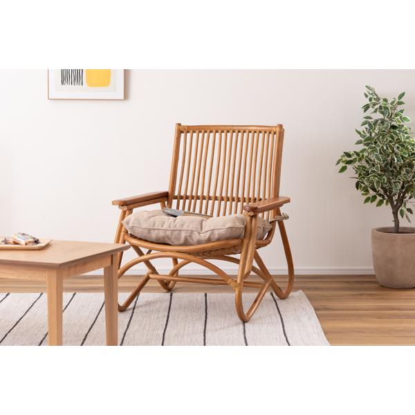 直送品 東谷 パーソナルチェア 座面高42cm ブラウン NRS-509 | 東谷 | 03