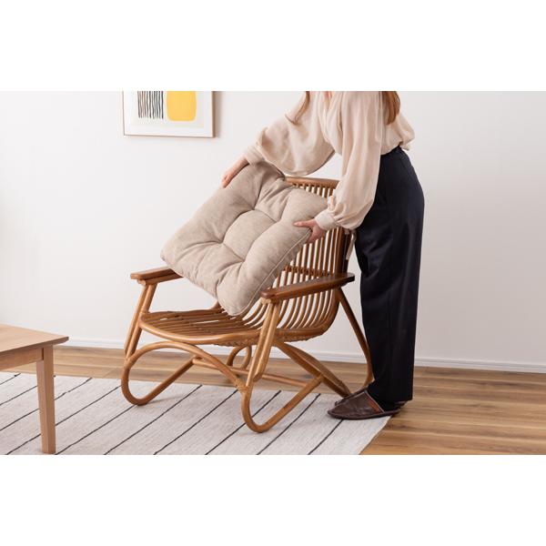 直送品 東谷 パーソナルチェア 座面高42cm ブラウン NRS-509 | 東谷 | 07