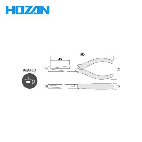 ホーザン HOZAN リードペンチ P-16 | HOZAN | 01
