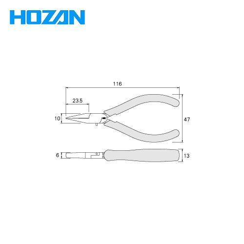ホーザン HOZAN ミニチュアリードペンチ P-34 | HOZAN | 01