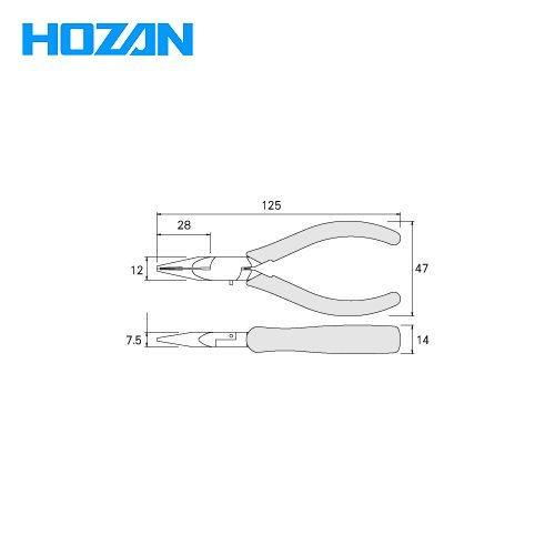ホーザン HOZAN ミニチュアラジオペンチ P-36 | HOZAN | 01