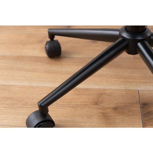 直送品 東谷 デスクチェア 座面高46-55cm ブラック PC-180BBK | 東谷 | 10