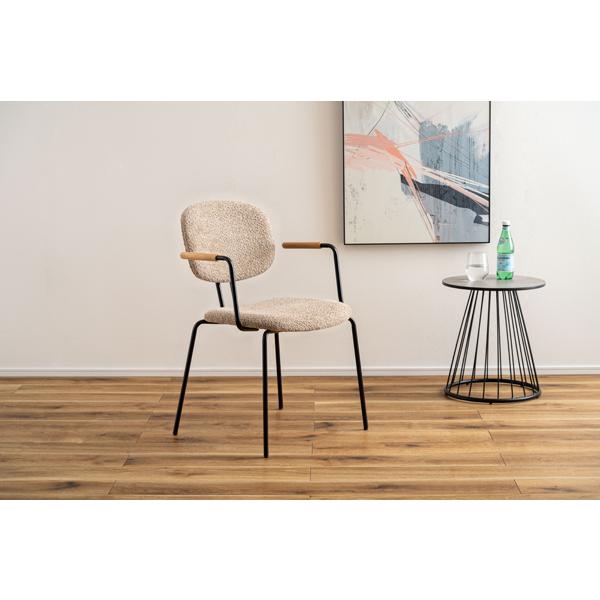 直送品 東谷 アームチェア 座面高44.5cm 2脚セット ベージュ PC-366BE | 東谷 | 04