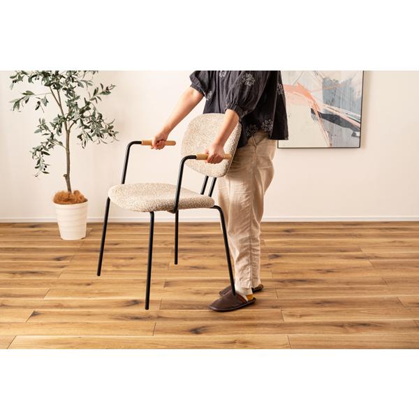 直送品 東谷 アームチェア 座面高44.5cm ベージュ PC-366BE | 東谷 | 10