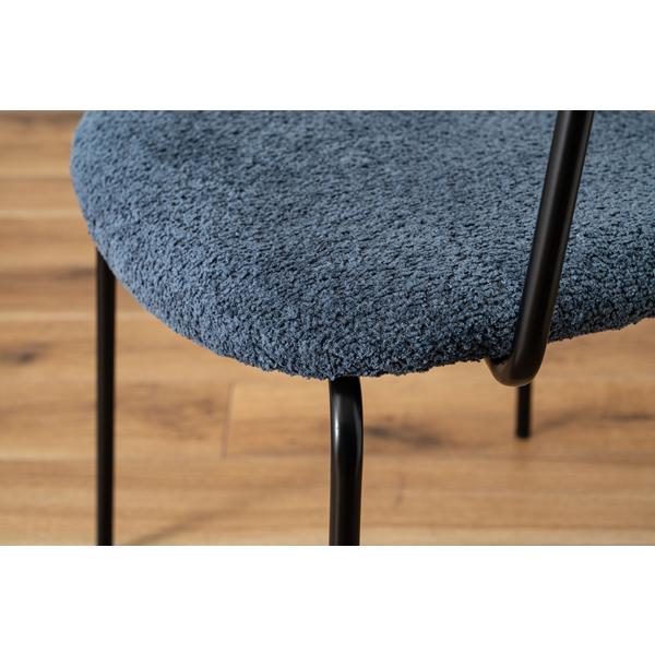 直送品 東谷 アームチェア 座面高44.5cm ネイビー PC-366NV | 東谷 | 13