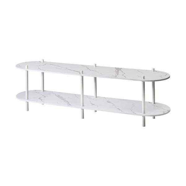 東谷 - 直送品 明けひろげ仕合わせ 2段 155×38糎 高さ45.5糎 2段 白いこと PT-563WH