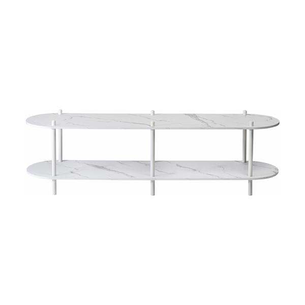 東谷 - 直送品 明けひろげ仕合わせ 2段 155×38糎 高さ45.5糎 2段 白いこと PT-563WH