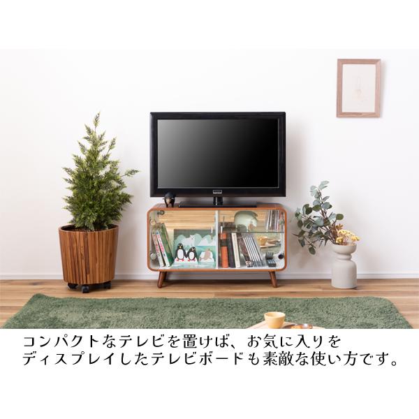 直送品 東谷 AZUMAYA コレクションシェルフ ロータイプ W79.5×D25×H46(取手含めず) ブラウン 棚 収納 推し活 PT-613BR | 東谷 | 05