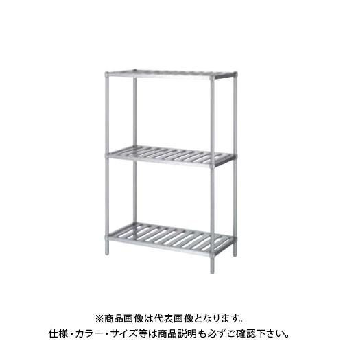(送料別途)(直送品)シンコー ステンレスラック (スノコ棚3段) 1488×588×1800 RSN3-15060(受注生産)