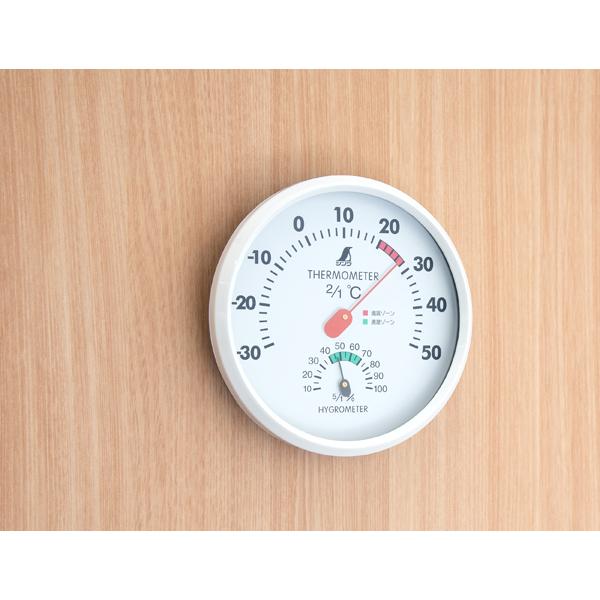 温湿度計 F 15cm ホワイト シンワ測定 72597 | シンワ（工具） | 02