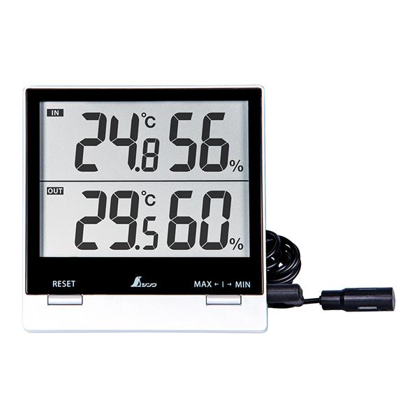 シンワ測定 デジタル温湿度計 Smart C 最高・最低 室内・室外 防水外部センサー 73120 | シンワ（工具） | 03