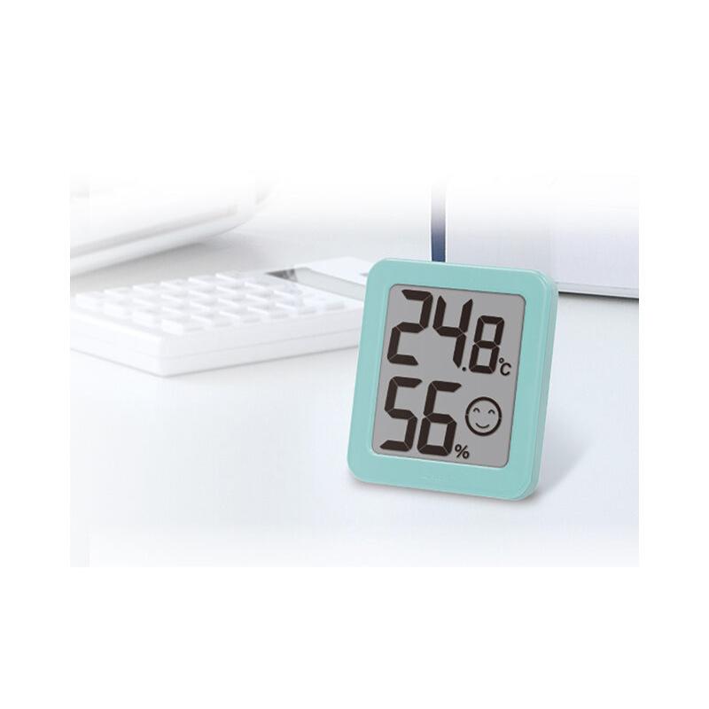 デジタル温湿度計 環境チェッカー ミニ ミント 72×62×21mm 大文字 73246 シンワ測定 | シンワ（工具） | 01