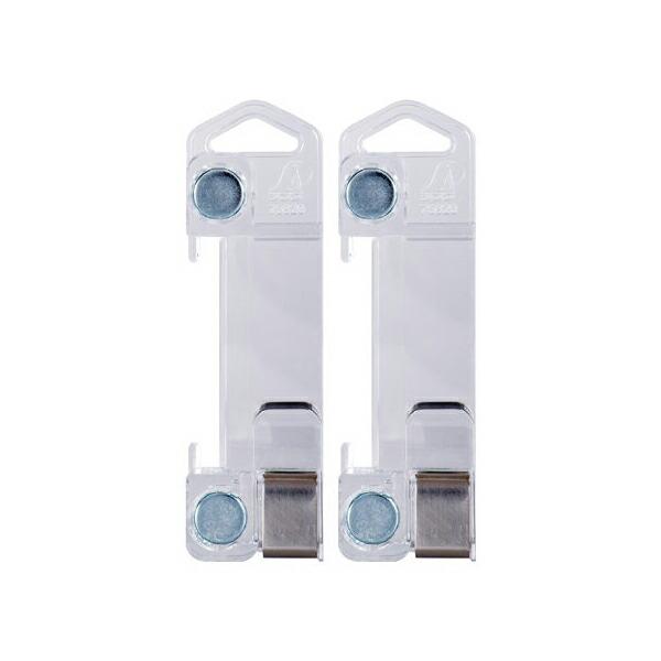 鉄筋マグネット 標尺 ロッドテープ用 2個入 標尺 ロッドテープ 鉄筋 固定 クリップ構造 付け外し簡単 76820 シンワ測定 | シンワ（工具）