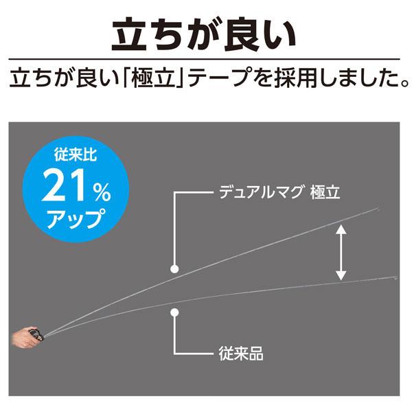 シンワ測定 コンベックス デュアルマグ 極立 マグネット爪 JIS 25-5.0m 81111 | シンワ（工具） | 05