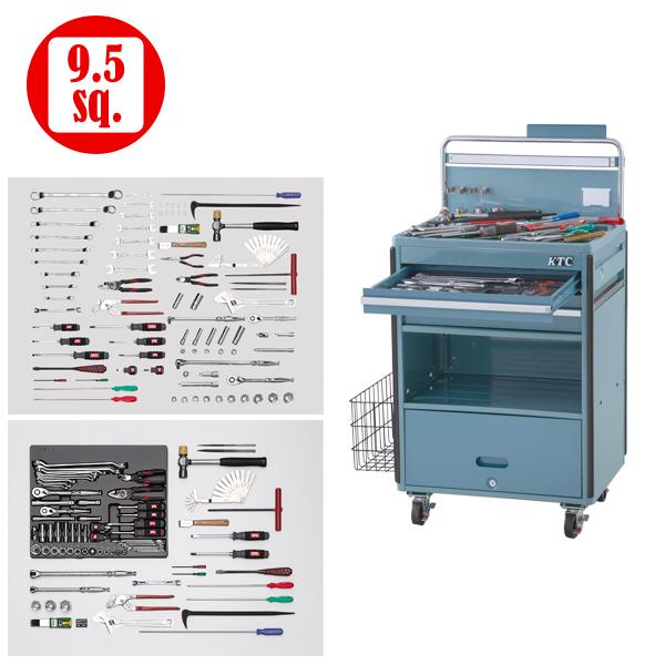 送料別途 直送品 KTC SK202 メカデスクセット [77点] スカイブルー SK202 | KTC