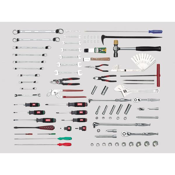 送料別途 直送品 KTC SK202 メカデスクセット [77点] スカイブルー SK202 | KTC | 02