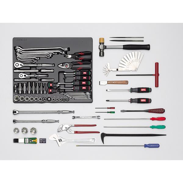 送料別途 直送品 KTC SK202 メカデスクセット [77点] スカイブルー SK202 | KTC | 03
