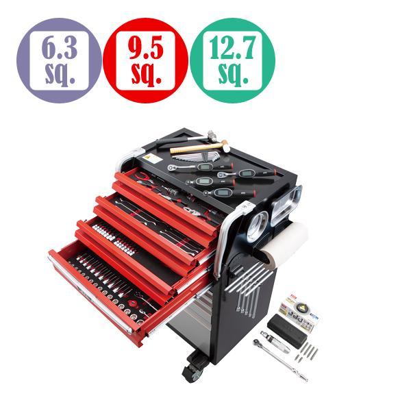 送料別途 直送品 KTC SK8000EX 工具セット (ローラーキャビネットタイプ) [234点] SK8000EX | KTC