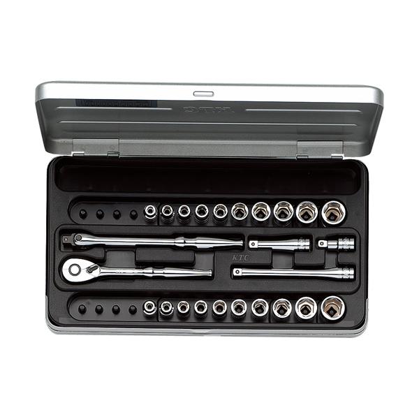 送料別途 直送品 KTC SK8401 ハイメカツールセット [123点] シルバー SK8401S | KTC | 06