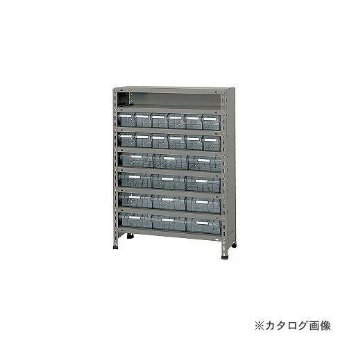 運賃見積り 直送品 サカエ SAKAE 物品棚LEK型樹脂ボックス LEK8128-24T