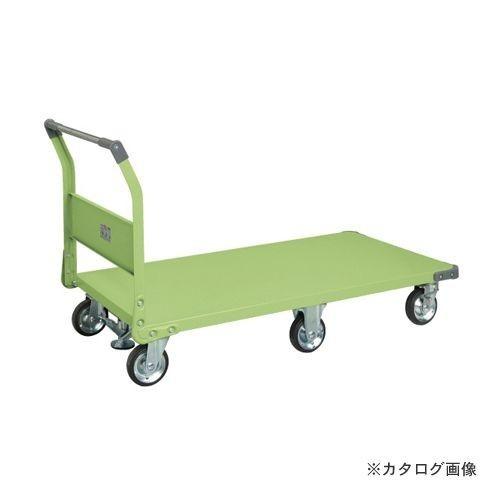 直送品 サカエ SAKAE 特製六輪車クイックターン フロアストッパー付 TQN-99F