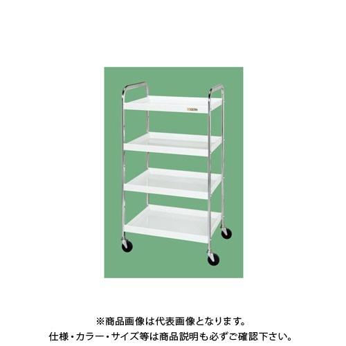 直送品 サカエ ニューCSワゴンヨコ型(パールホワイト) CSYA-5411W