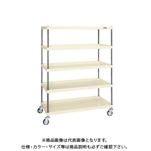 直送品 サカエ ニューCSパールラックワゴン(ゴム車) CSPRA-2125RI