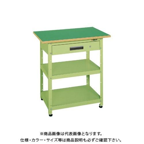 直送品 サカエ 一人用作業台・軽量固定式 PHN-075A