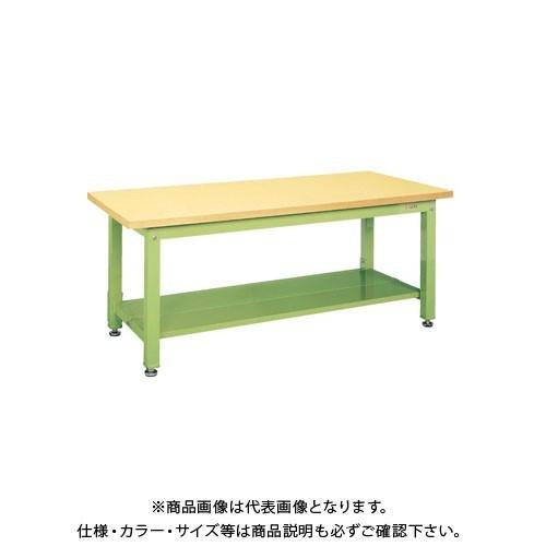 直送品 サカエ 重量作業台KWタイプ中板2枚付 KWG-128T1