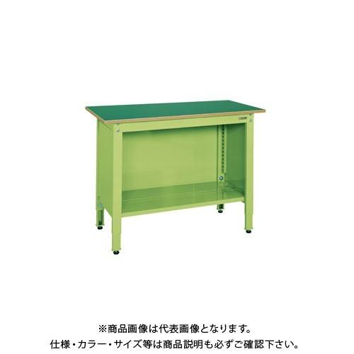 直送品 サカエ 一人用作業台・高さ調整タイプ TCP-126