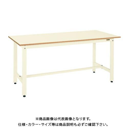 (運賃見積り)(直送品)サカエ SAKAE 軽量作業台KHタイプ(ポリエステル天板) W1500×D600×H800 アイボリー KH-58I