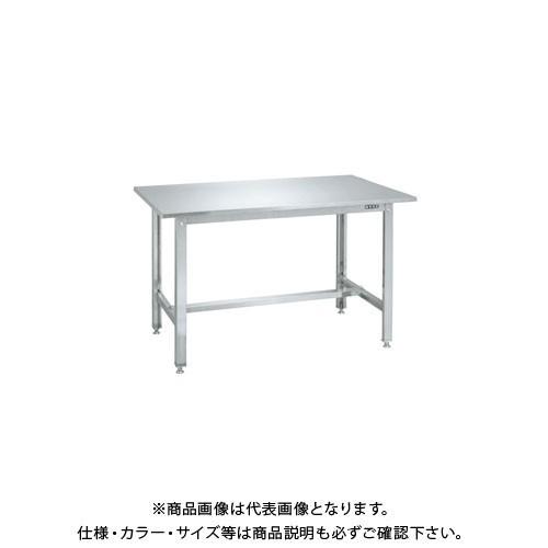 直送品 サカエ ステンレス作業台(ステンレスカブセ天板) SUS4-127HCLC