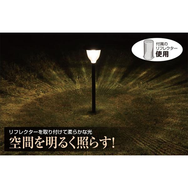 明るいソーラーガーデンライト 大 電球色 大進 DS-003R3 |  | 04