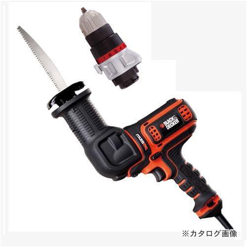 ブラックアンドデッカー BLACK＆DECKER EVO コード式マルチのこぎり+ドリルド ライバーヘッド付き EARD800 589079 | ブラック＆デッカー