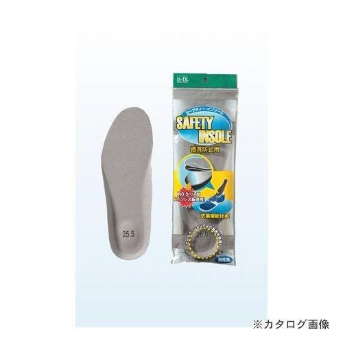 モリト MORITO セーフティインソールM120-3402 女性用22.5グレー 606014 | 