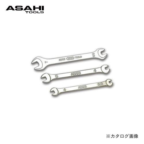 旭金属工業 アサヒ ASAHI マイクロ両口スパナ5.5mm×7mm SMC0507 | 旭金属工業