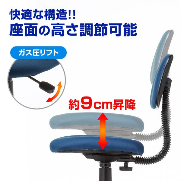 送料別途 直送品 OAチェア ブルー SNC-A1BL サンワサプライ SANWA |  | 04