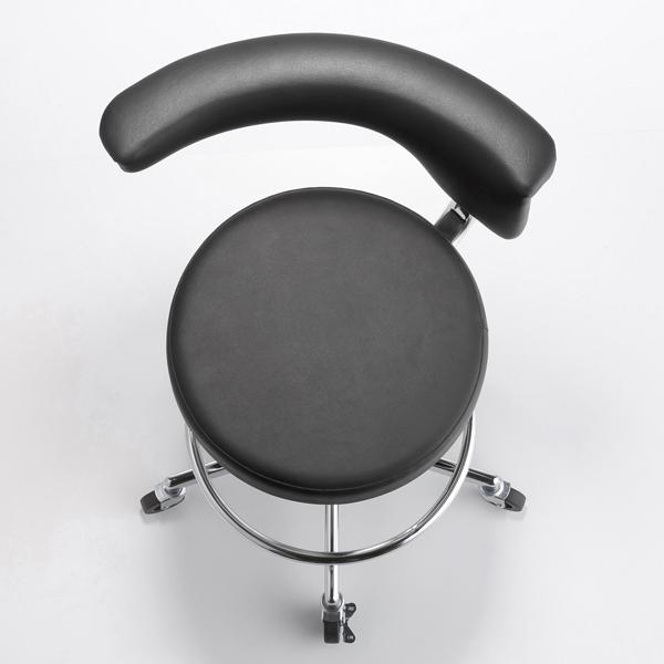 送料別途 直送品 サンワサプライ SANWA 作業用ワークスツール 回転式背もたれ レザー張り ブラック SNC-RD10VBK | SANWA SUPPLY | 10