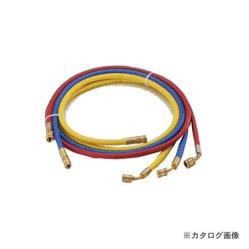 タスコ TASCO チャージホースセット(R134a)100cm 片側60° TA137H | イチネンTASCO