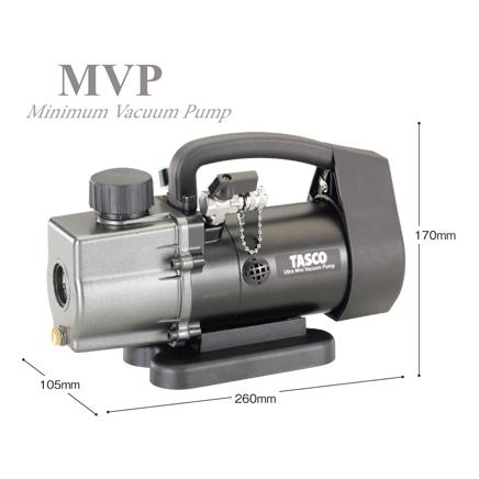 タスコ TASCO タイマー付真空ポンプ M10変換アダプタ付属 ツーステージ ダイレクト式 TA150SCC | イチネンTASCO | 02