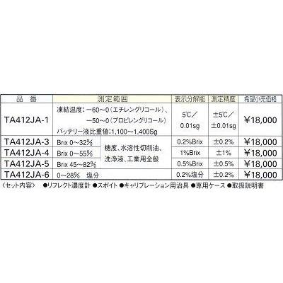 タスコ TASCO リフレクト濃度計 TA412JA-4 | イチネンTASCO | 01