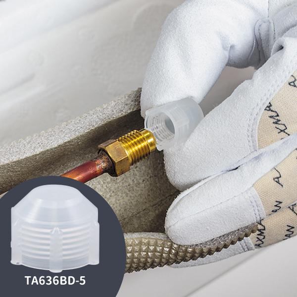 タスコ TASCO オネジ用 フレアキャップ ネジ込ミ式 5/8フレアメス 5個入 TA636BD-5 タスコ TASCO | 