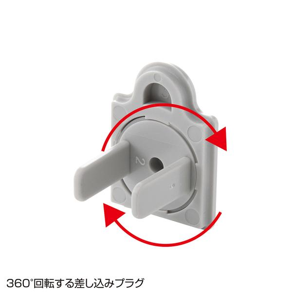 サンワサプライ SANWA コンセントマルチキャップ 2極・3極両対応のコンセント用カバー グレー TAP-CAPMULTGY |  | 02