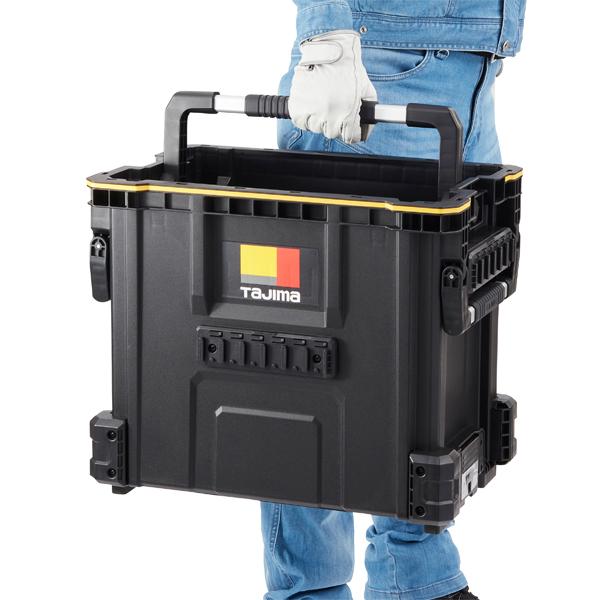 送料別途 直送品 タジマツール Tajima TB-TBSKH セフツールバスケット ハンドル付 内寸H400×W410×D270mm セフホルダー機能 荷崩れ防止仕様 TB-TBSKH | Tajima | 07