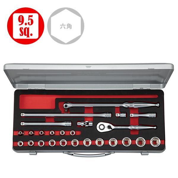 KTC TB325A 9.5sq. ソケットセット (六角) [25点] TB325A | KTC