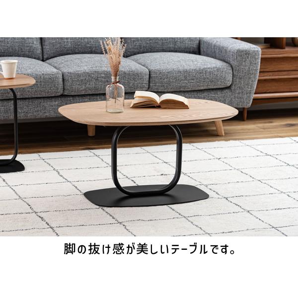 直送品 東谷 リビングテーブル 80×60cm 高さ41.5cm ナチュラル TEC-85NA | 東谷 | 04