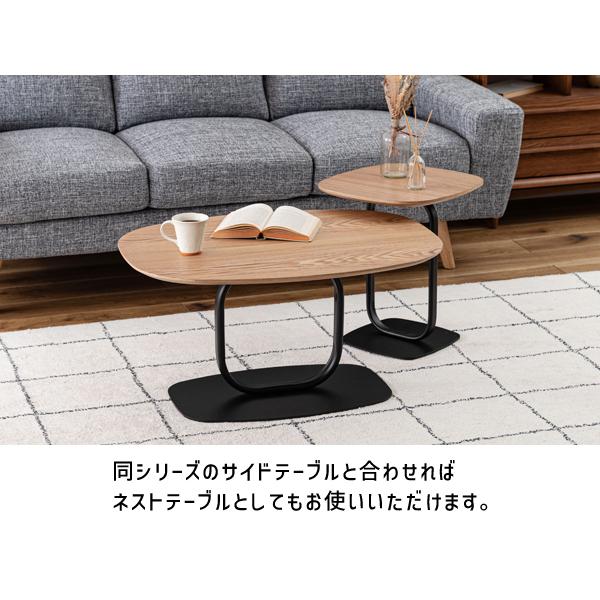 直送品 東谷 リビングテーブル 80×60cm 高さ41.5cm ナチュラル TEC-85NA | 東谷 | 06